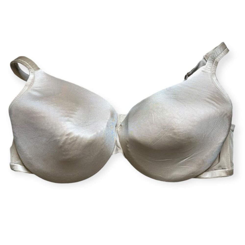 CACIQUE Women’s Beige Smooth Cups Underwire Full-Coverage Bra Size 46DD